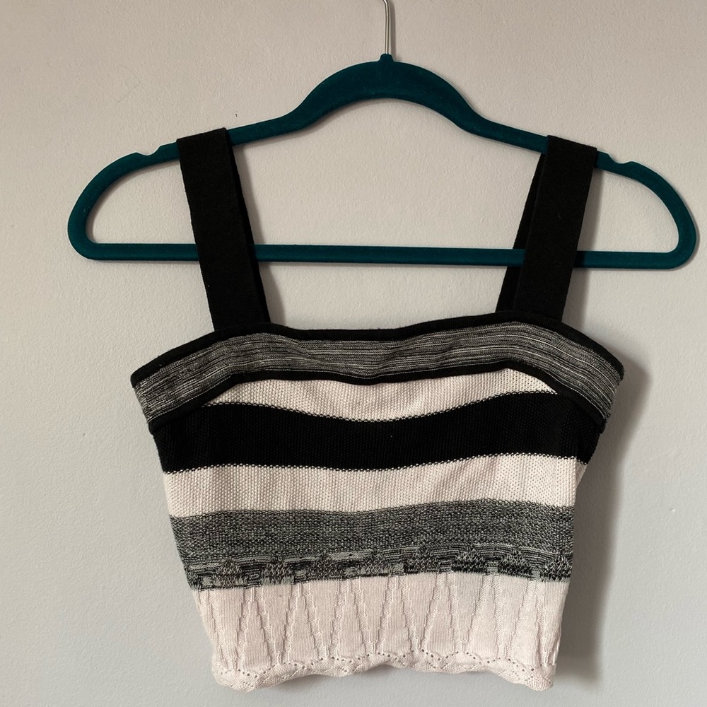 Urban outfitters cropped knitted tank